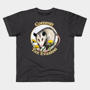 Tax Evasion Opossum Kids T-Shirt